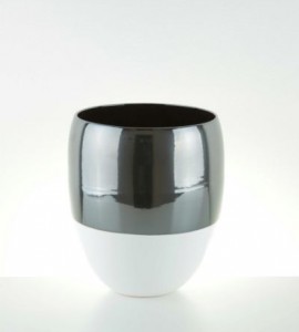 HAPPY WHITE POT B.29 CM